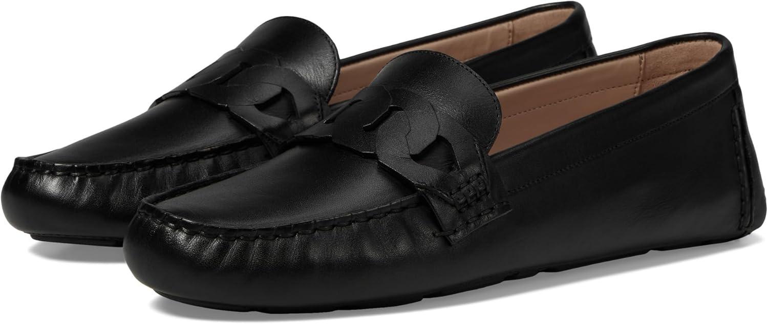 image:imageCole Haan Womens Evelyn Chain DriverBlack Leather