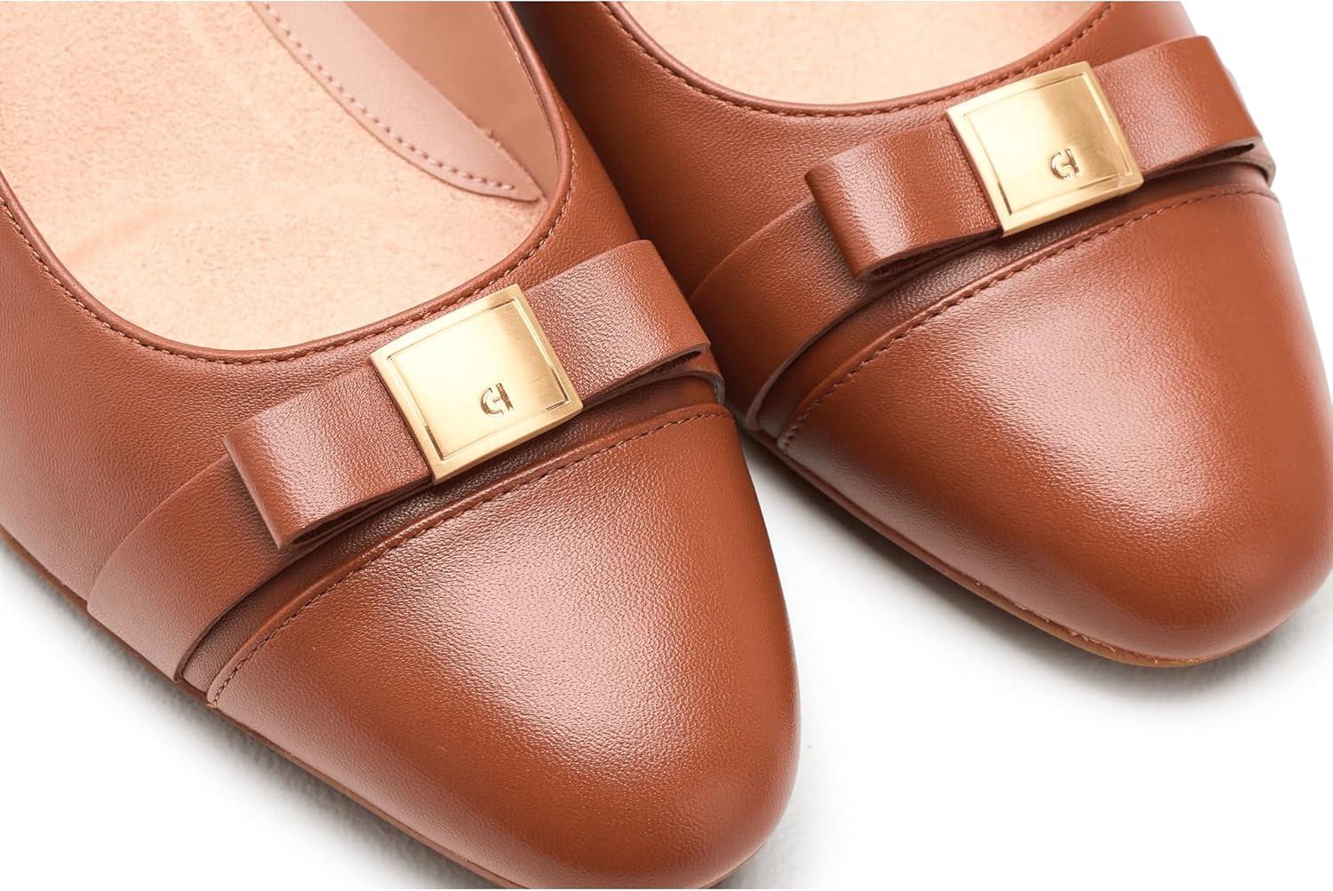 image:imageCole Haan Womens Goto Malta Bow WedgeBritish Tan Leather