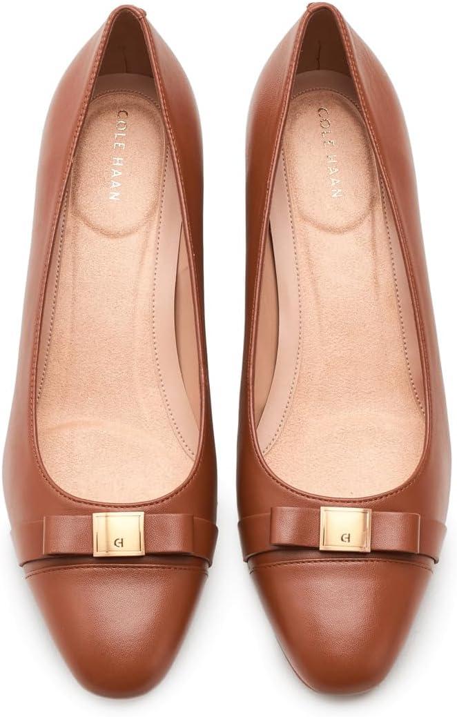 image:imageCole Haan Womens Goto Malta Bow WedgeBritish Tan Leather
