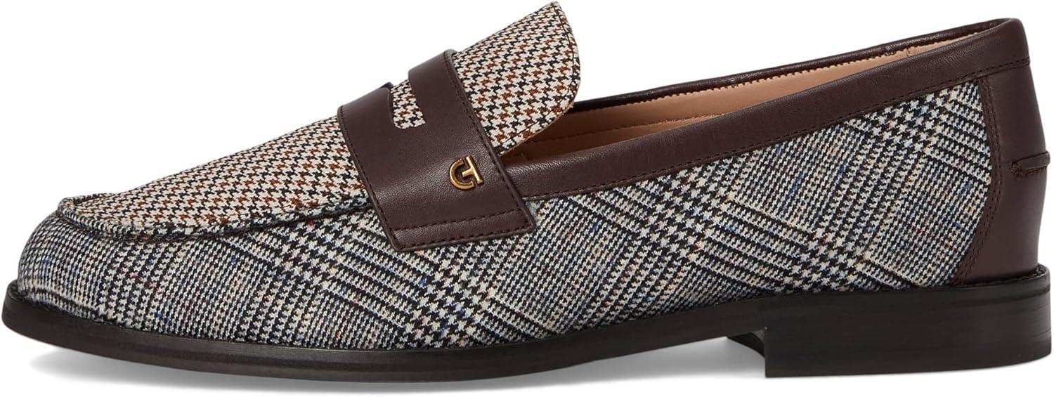 image:imageCole Haan Womens Lux PinchMulti Mini Plaid Textile