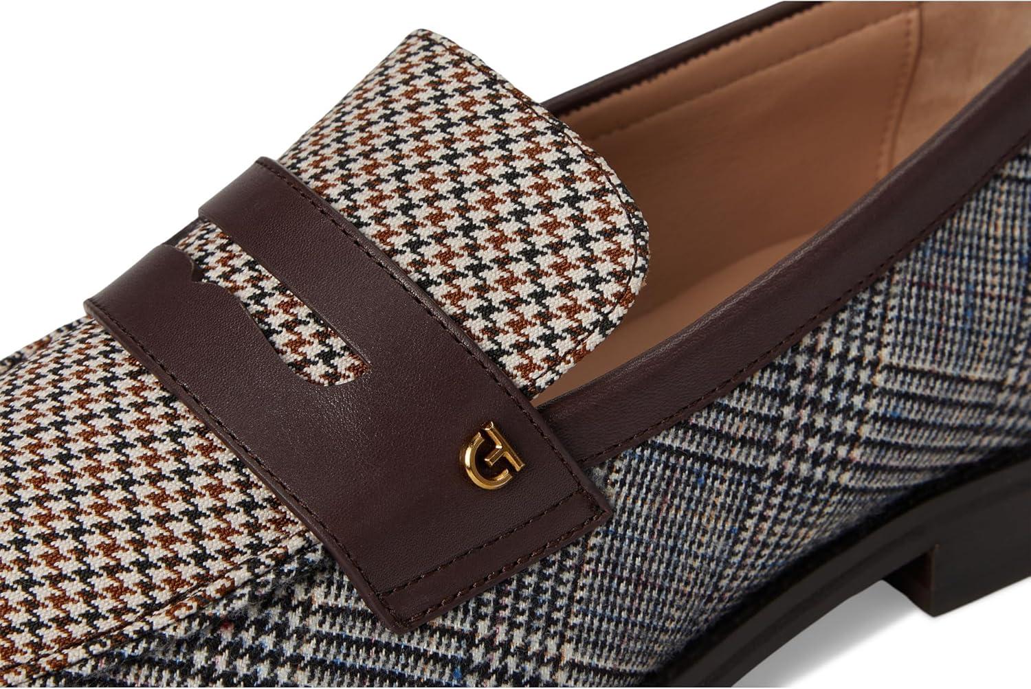 image:imageCole Haan Womens Lux PinchMulti Mini Plaid Textile