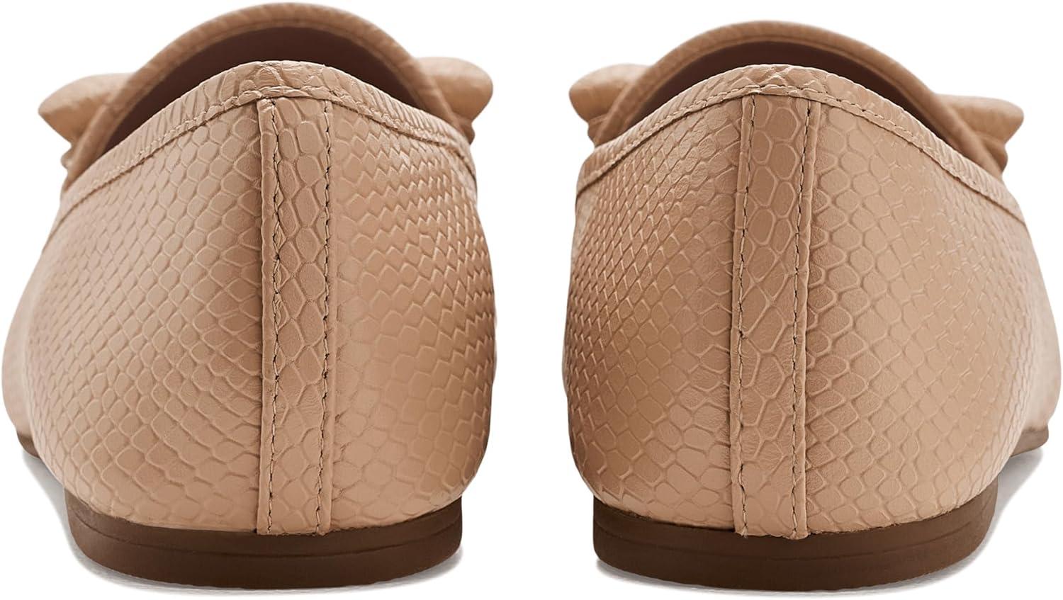 image:imageCole Haan Womens Payson Soft Construction BowSoft Buff Snake Print Leather