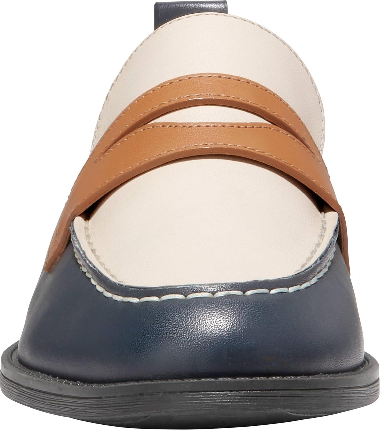 image:imageCole Haan Womens StassiNavyIvoryPecan Leather