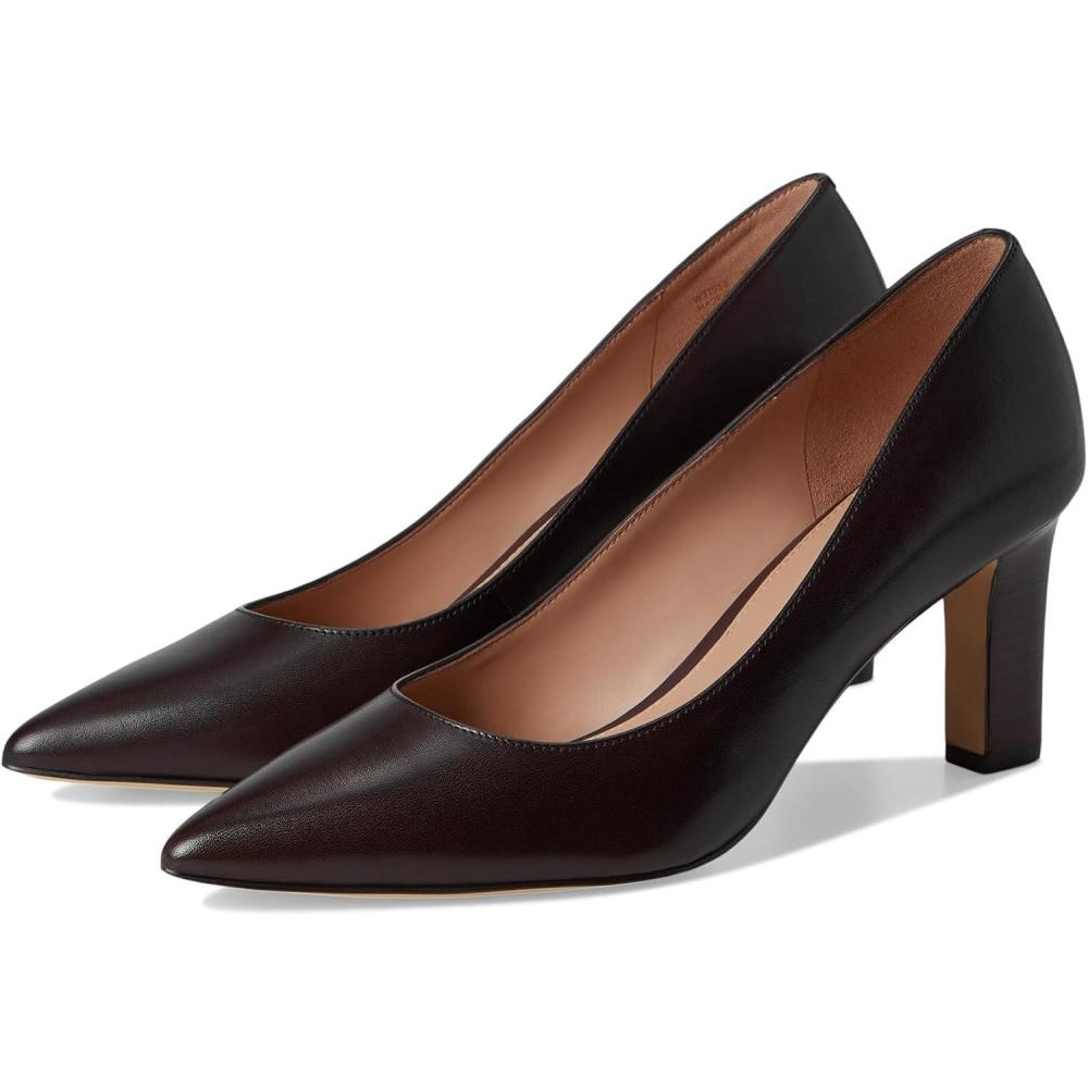 image:imageCole Haan Womens 75mm High Heel MylahDark Chocolate Leather