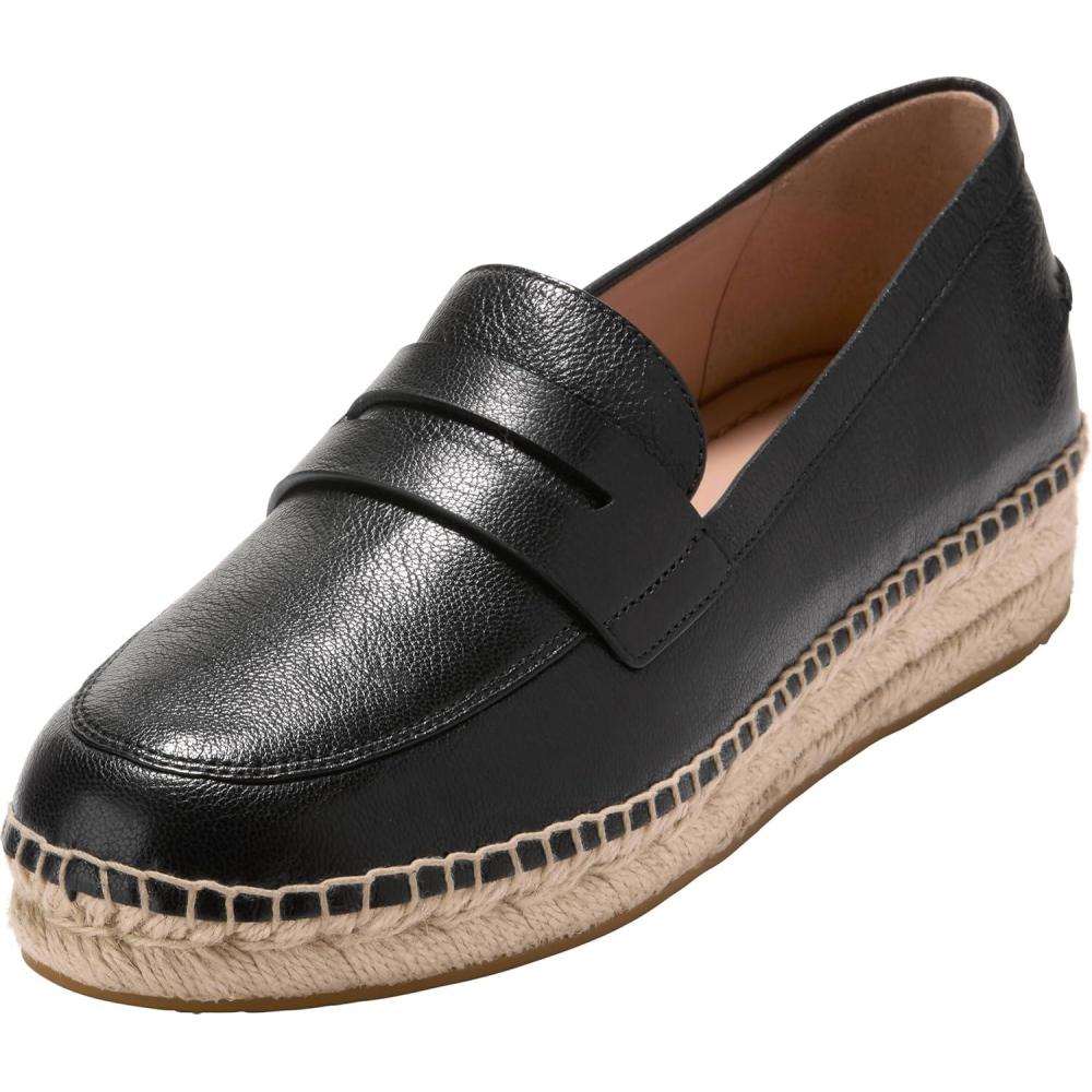 image:imageCole Haan Womens Cloudfeel Livvy EspadrilleBlack Leather