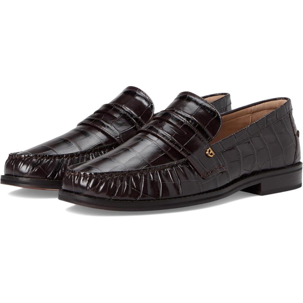 image:imageCole Haan Womens Lux PinchCh Dk Chocolate Croc Prt Ltr