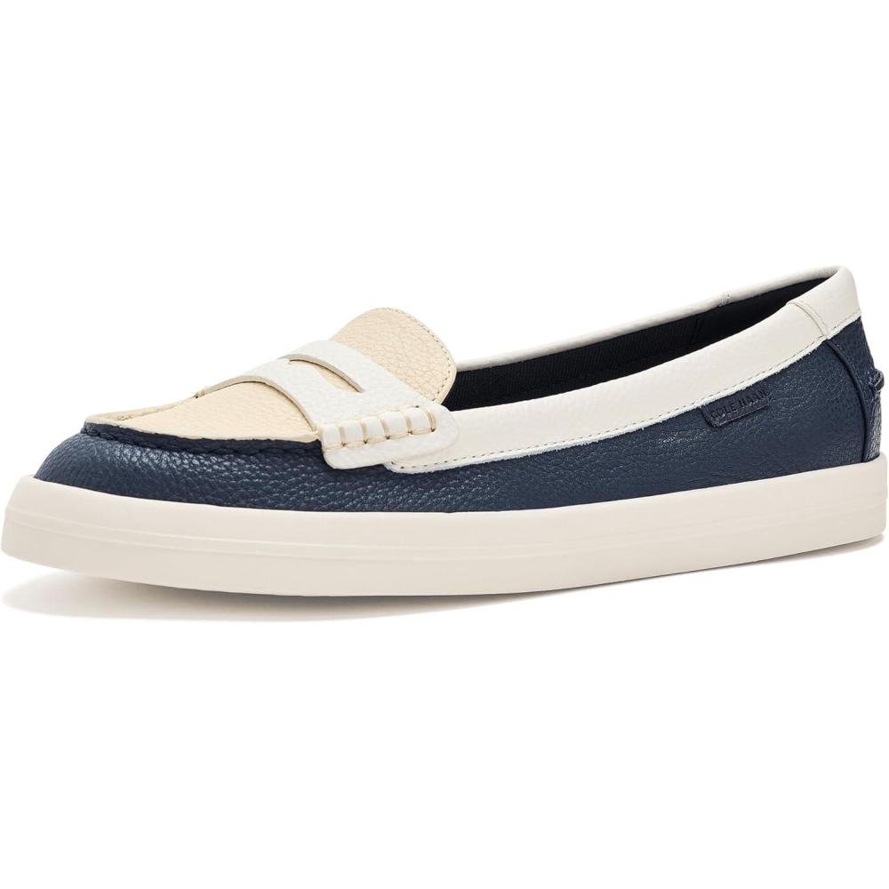 image:imageCole Haan Womens Nantucket DriftCh Midnight MoonWhiteAlabaster Gleam Lthr