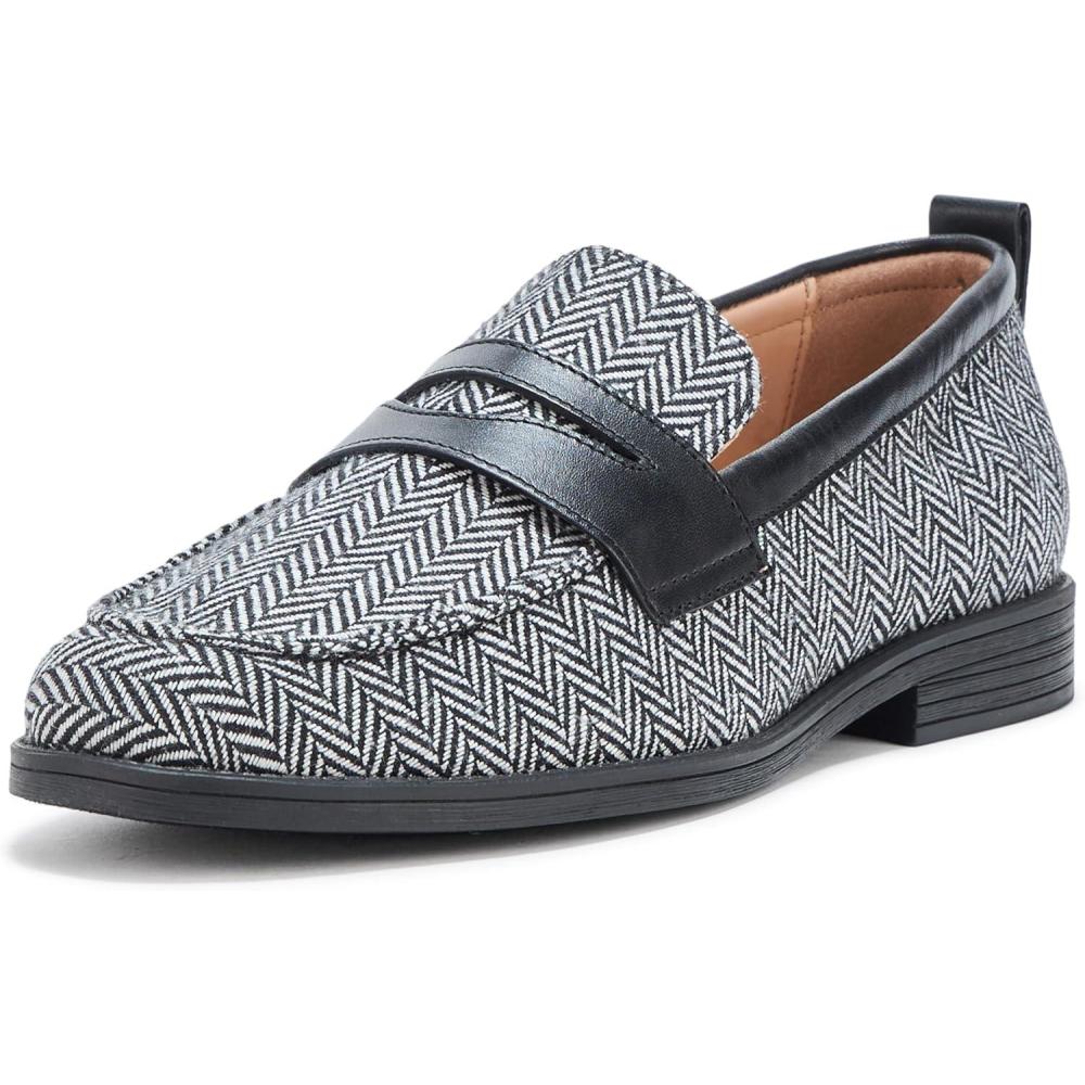 image:imageCole Haan Womens StassiHerringbone TextileBlack Leather