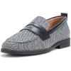 Herringbone Textile/Black Leather