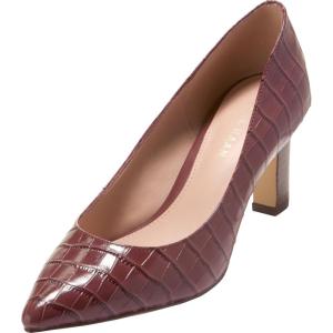 Cole Haan Women’s 75mm High Heel Mylah(Mahogany Crocodile Print Leather)