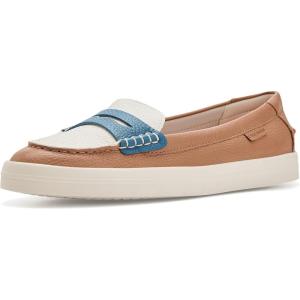 Cole Haan Women’s Nantucket Drift(Biscuit/Powder/Provincial Blue Tumbled Leather)