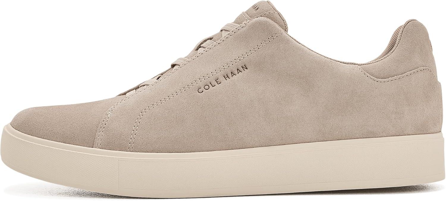 image:imageCole Haan Mens Grandpro Luxe SliponOxford Tan SuedeIvory
