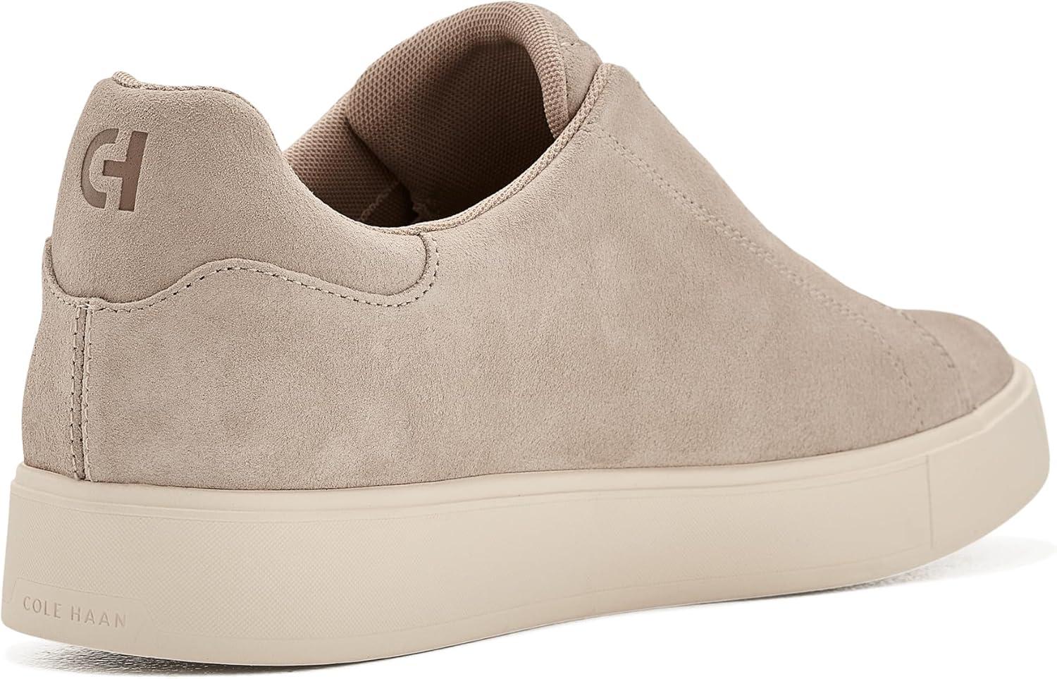 image:imageCole Haan Mens Grandpro Luxe SliponOxford Tan SuedeIvory