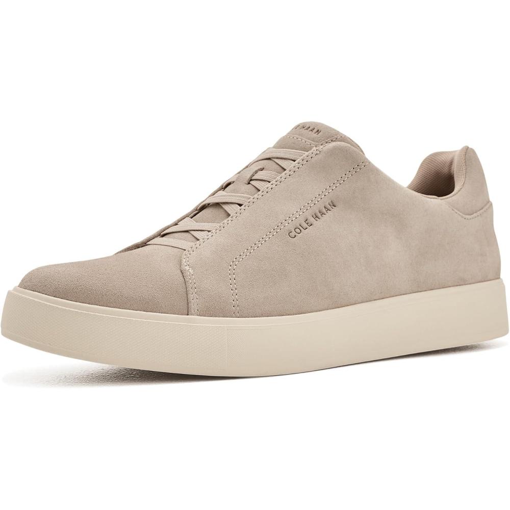 image:imageCole Haan Mens Grandpro Luxe SliponOxford Tan SuedeIvory