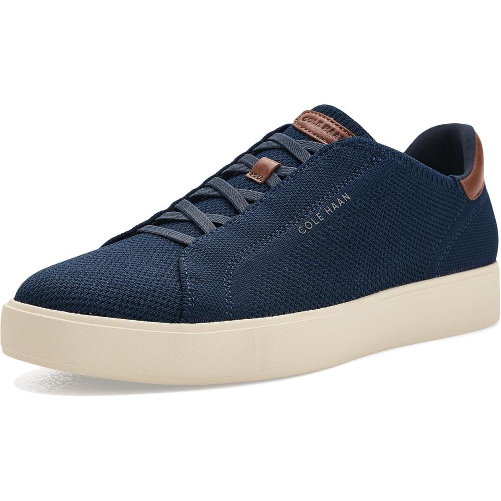image:imageCole Haan Mens Grandpro Luxe Stitchlite SliponNavy BlazerBritish TanIvory