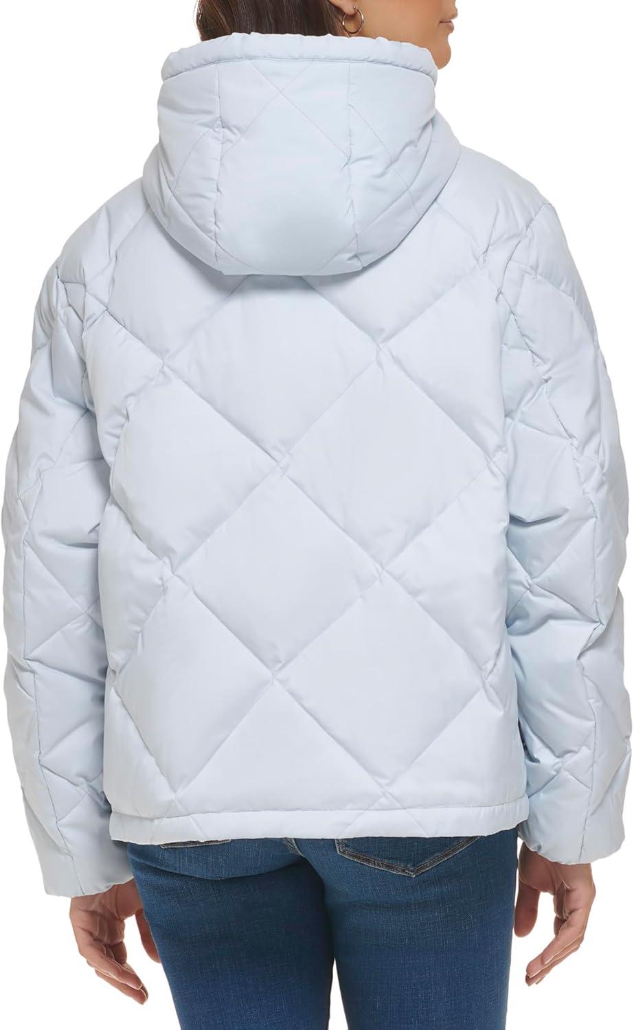 image:imageCole Haan Womens Essential Diamond Quilted JacketArctic Ice