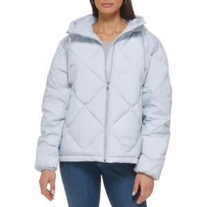 Cole Haan Women’s Essential Diamond Quilted Jacket(Arctic Ice)