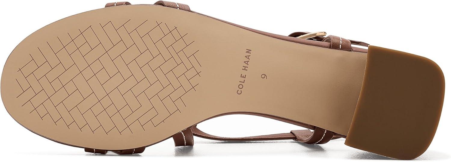 image:imageCole Haan Womens Dillon Block Heel ThongBritish Tan LeatherIvory