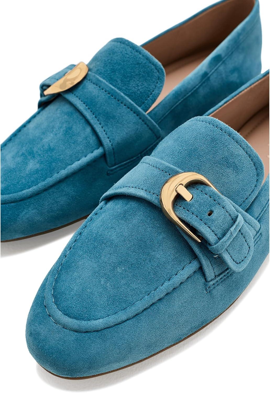 image:imageCole Haan Womens Grand Ambition Alette BuckleProvincial Blue Suede