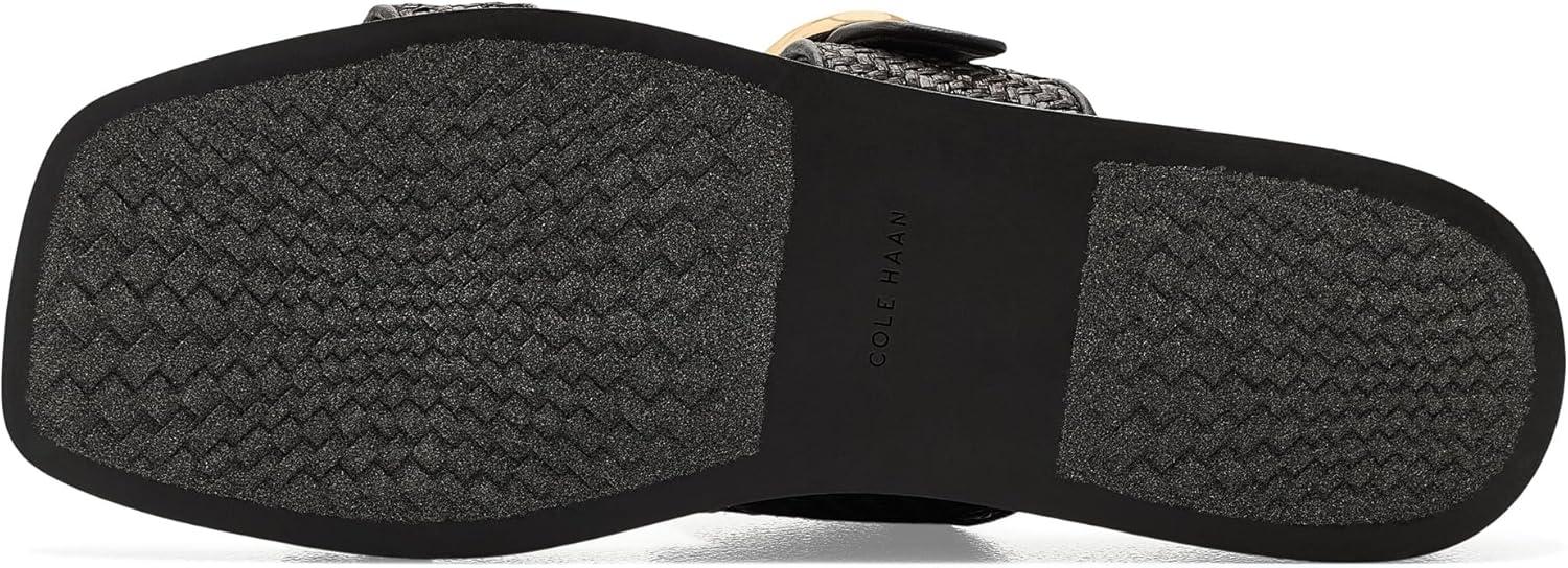 image:imageCole Haan Womens Oaklynn Double Band FootbedDark Brown Raffia
