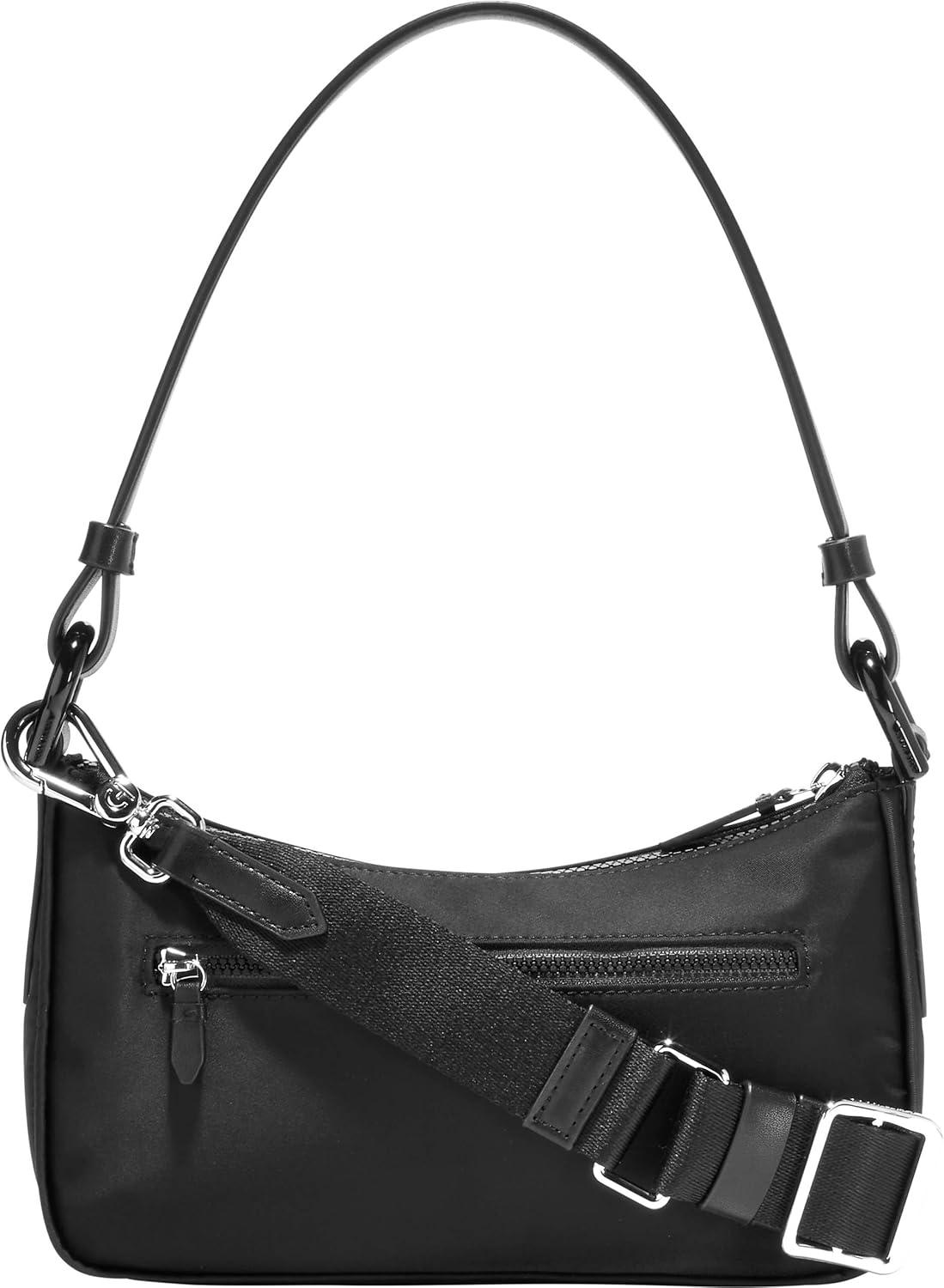 image:imageCole Haan Womens Convertible Leather NylonBlack Solid