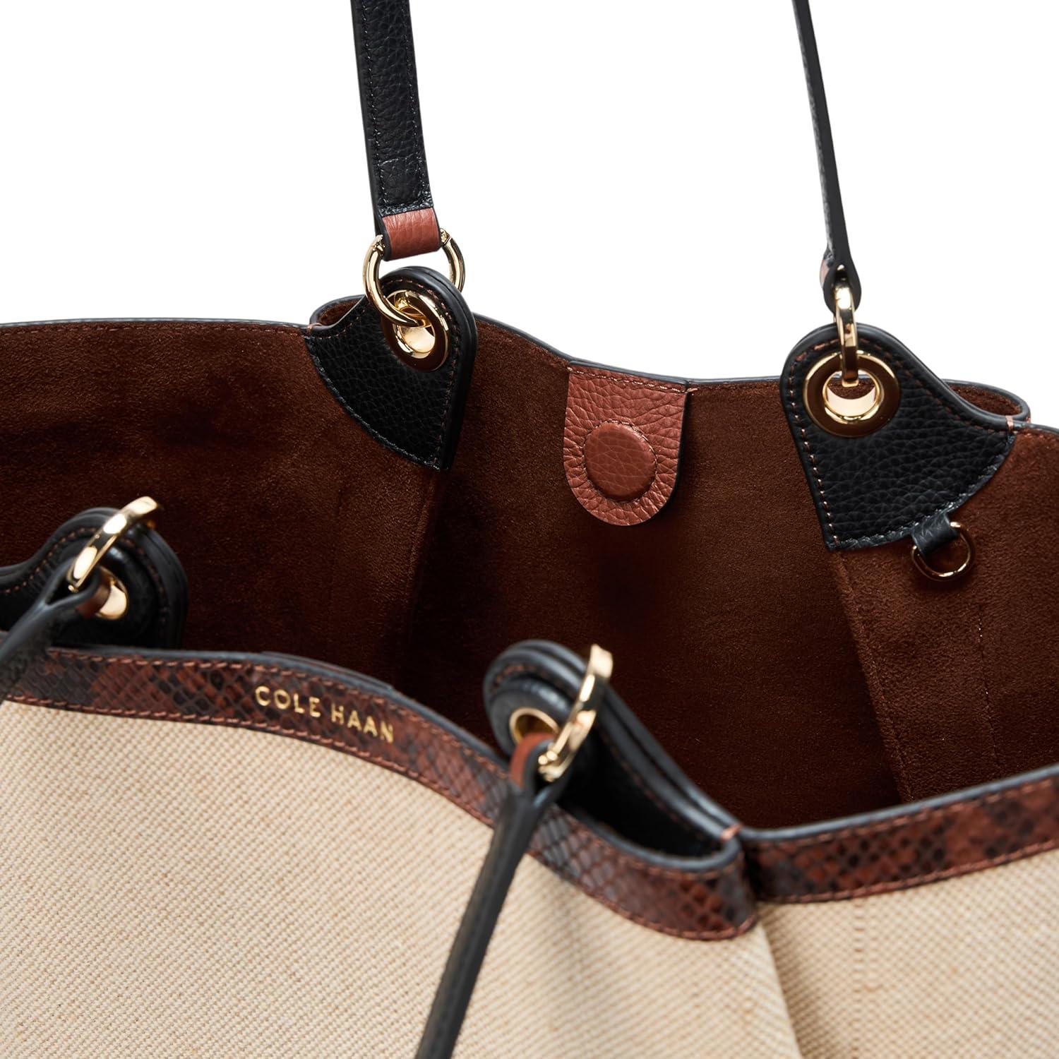 image:imageCole Haan Womens Midtown Leather MediumNatural Canvas