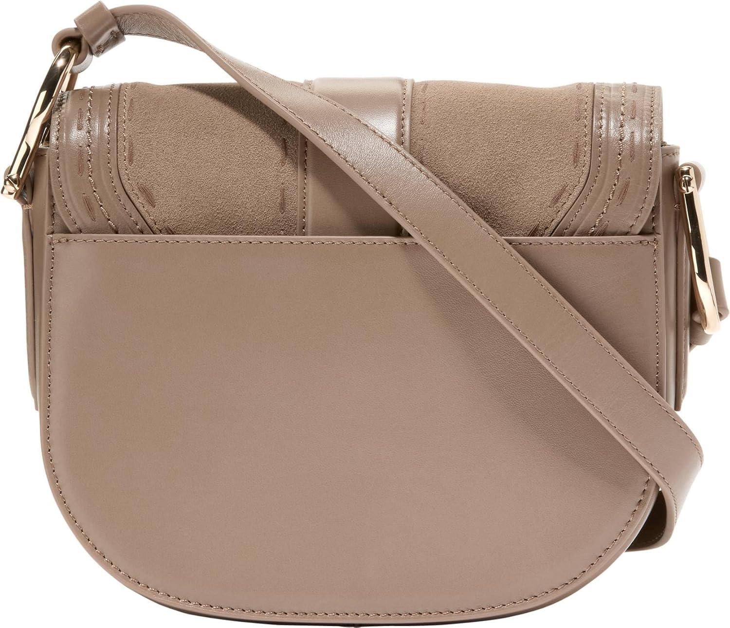 image:imageCole Haan womens Essential Leather Mini Saddle BagIrish CoffeeWhipstitch