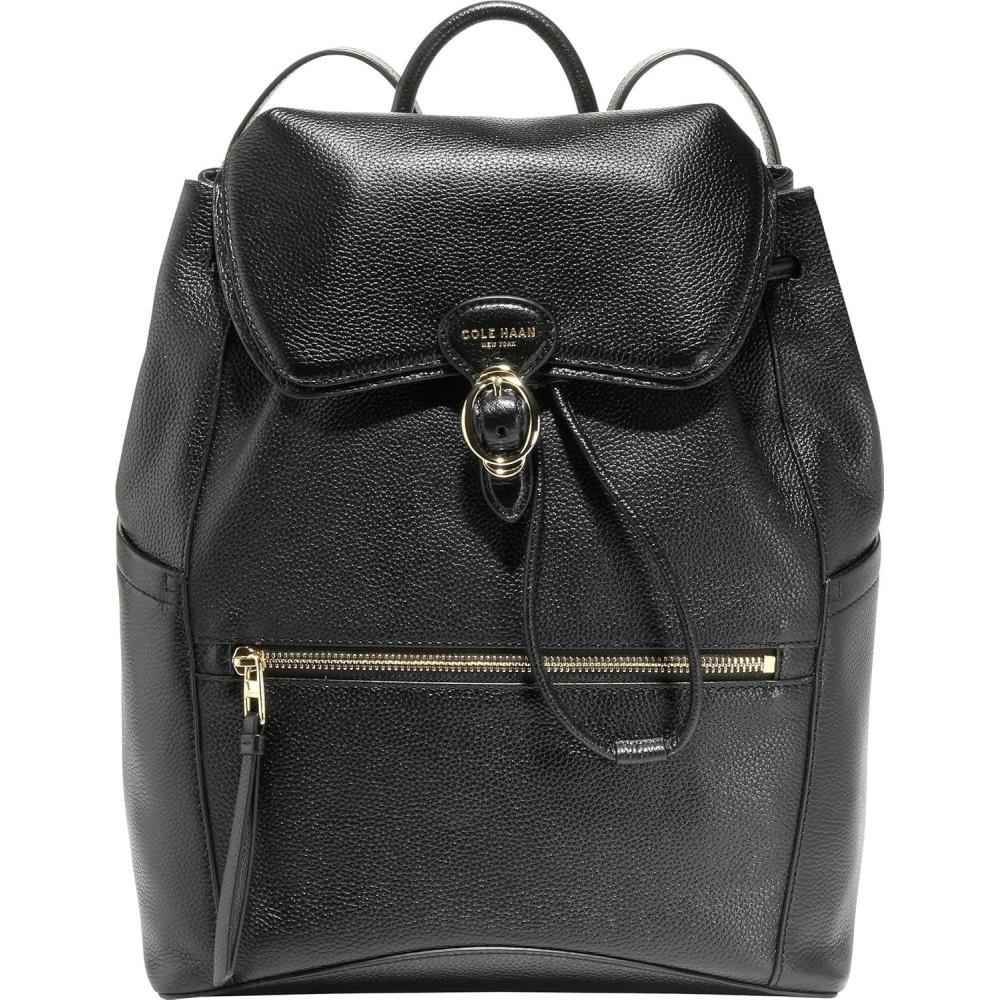 image:imageCole Haan Womens Alexandria Flap Medium Irish Coffee UnitBlack