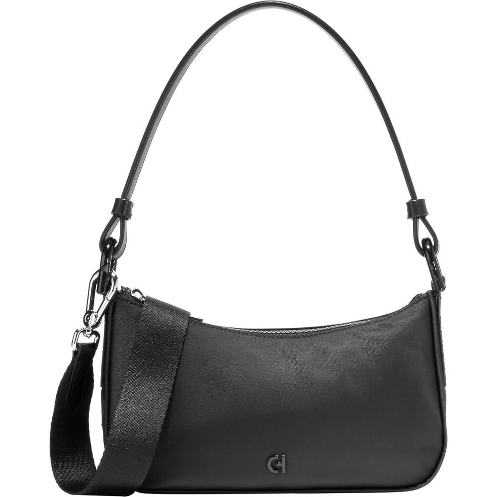 image:imageCole Haan Womens Convertible Leather NylonBlack Solid
