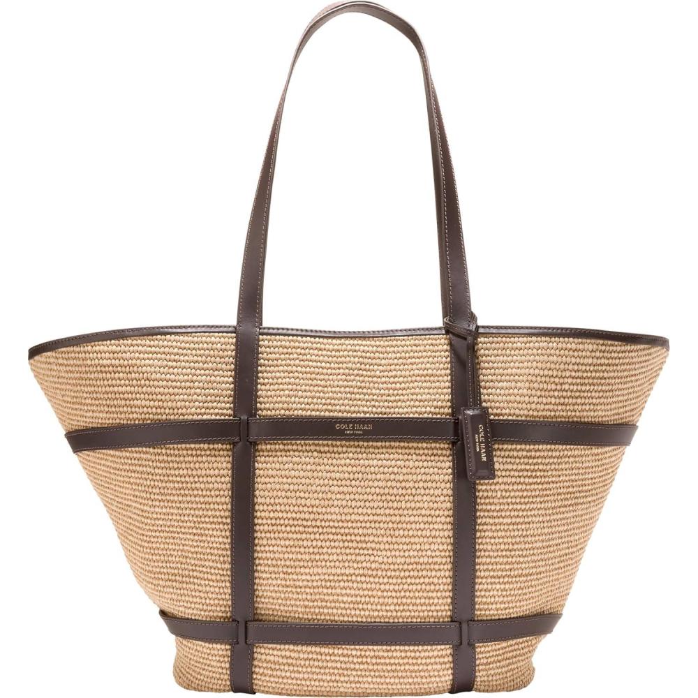 image:imageCole Haan Womens Key WestRaffiaDark Chocolate
