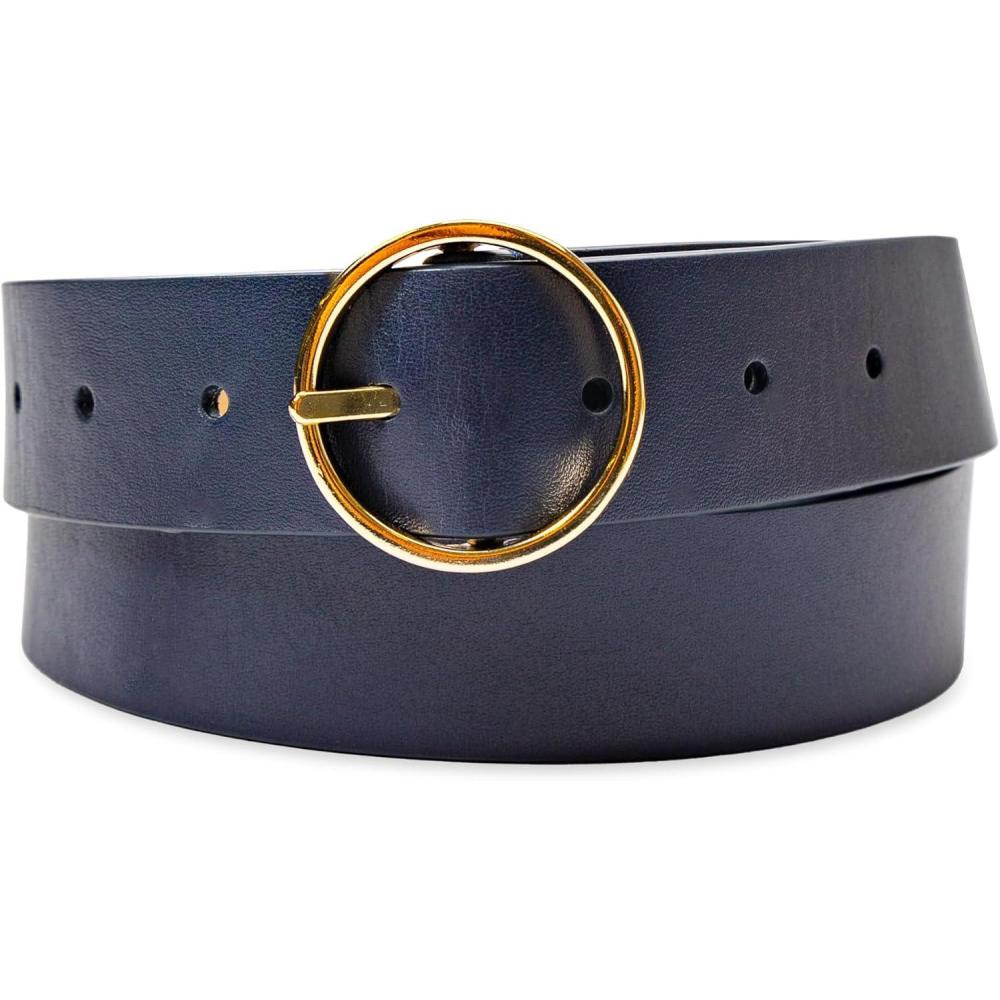 image:imageCole Haan Womens Twoinone Reversible Leather Fashion Dress Belt for Jeans Trousers and DressesNavyNatural
