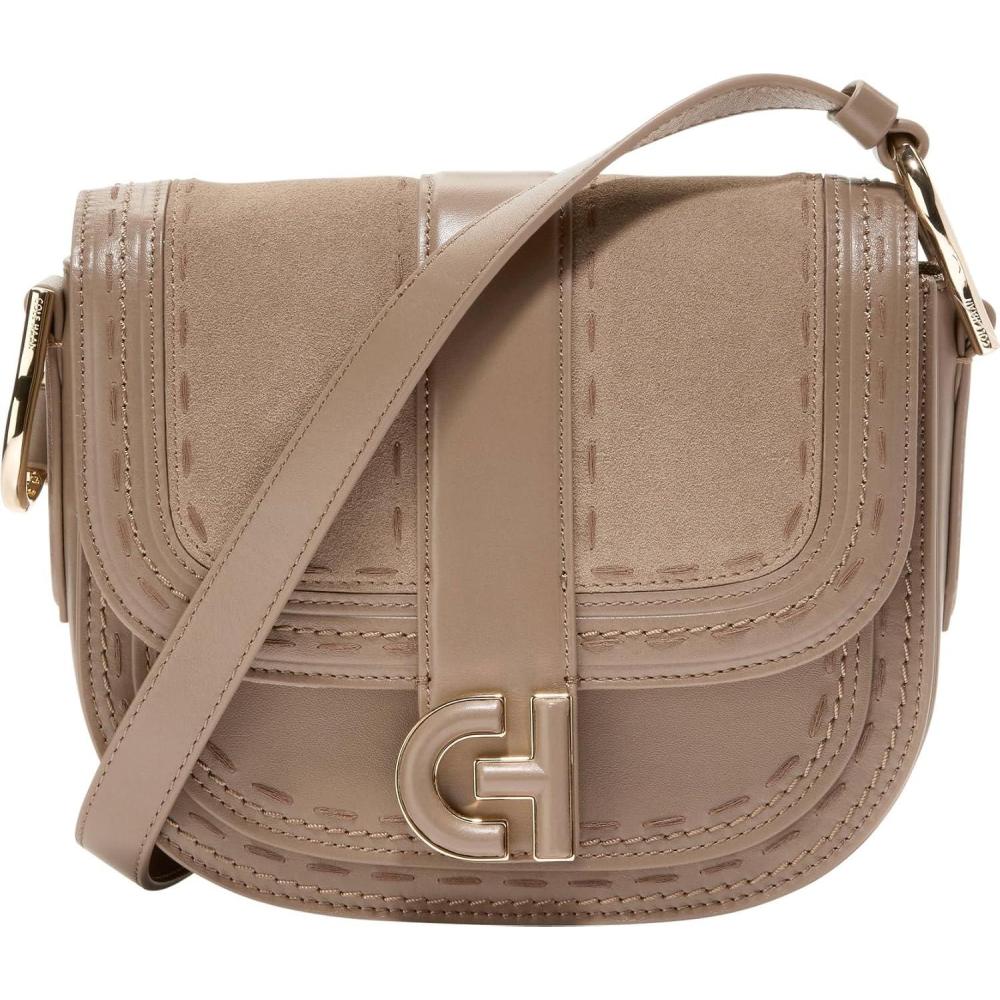image:imageCole Haan womens Essential Leather Mini Saddle BagIrish CoffeeWhipstitch