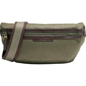 Cole Haan Men’s Bag – Judson Brushed Twill Crossbody Bag, Olive Green/Madiera