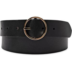 Cole Haan Women’s Two-in-one Reversible Leather Fashion Dress Belt for Jeans, Trousers and Dresses(Black/Tan)