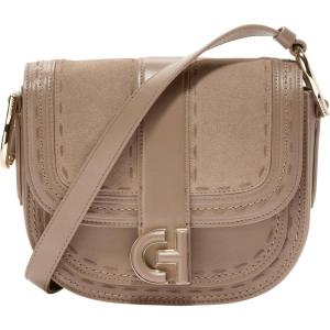 Cole Haan womens Essential Leather Mini Saddle Bag(Irish Coffee/Whipstitch)