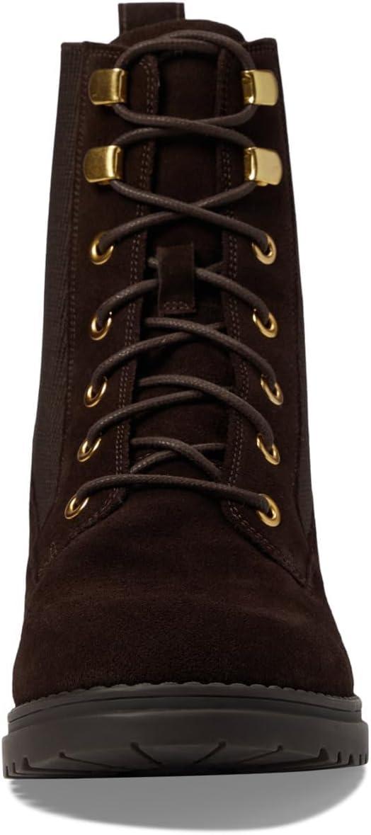 image:imageCole Haan Womens Camea CombatCh Dk Chocolate SdeTonal Stretch Knit