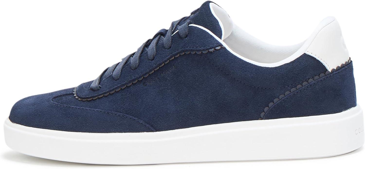 image:imageCole Haan Womens Grand Crosscourt ArloweMidnight SuedeWhite