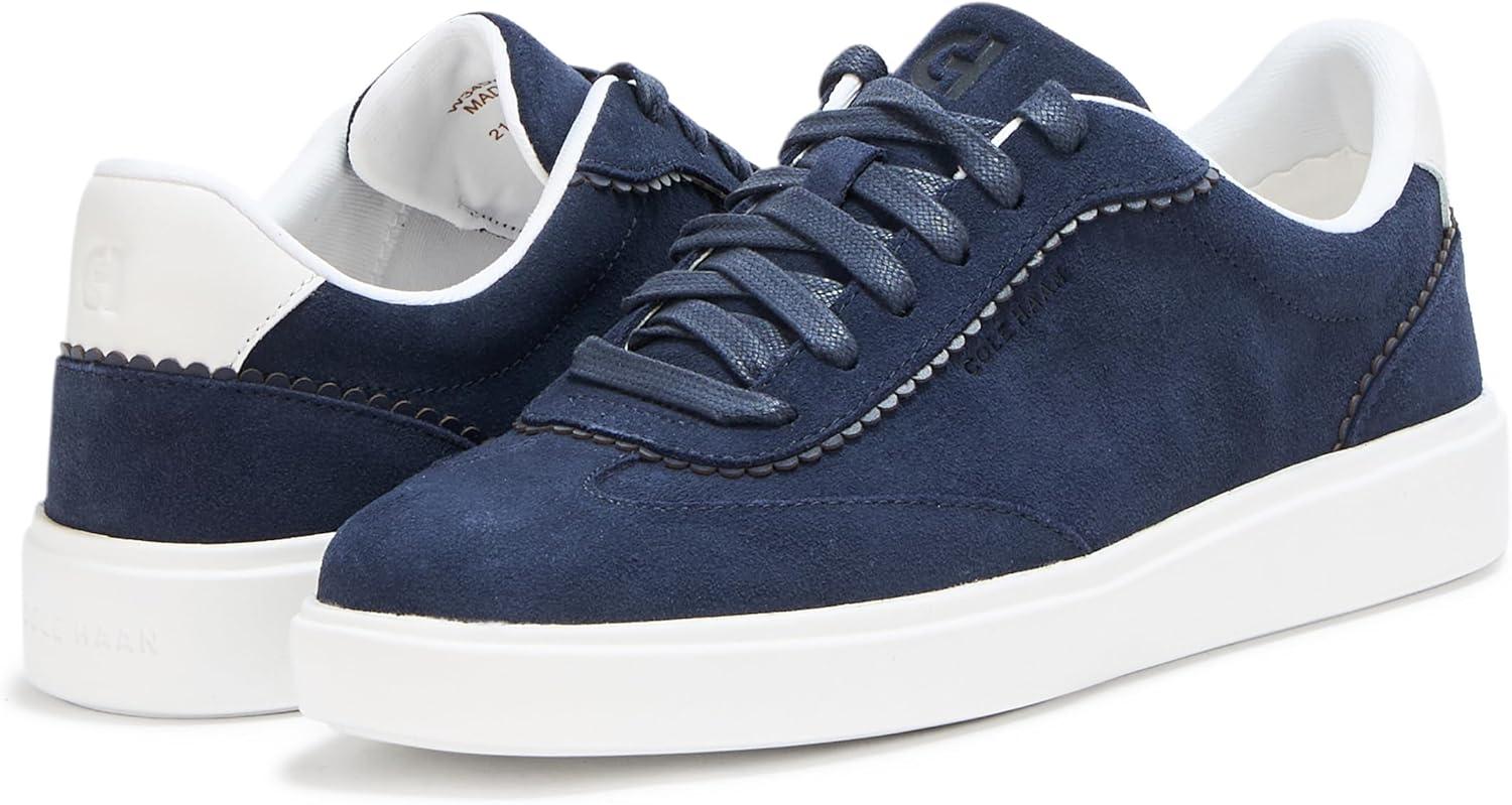 image:imageCole Haan Womens Grand Crosscourt ArloweMidnight SuedeWhite