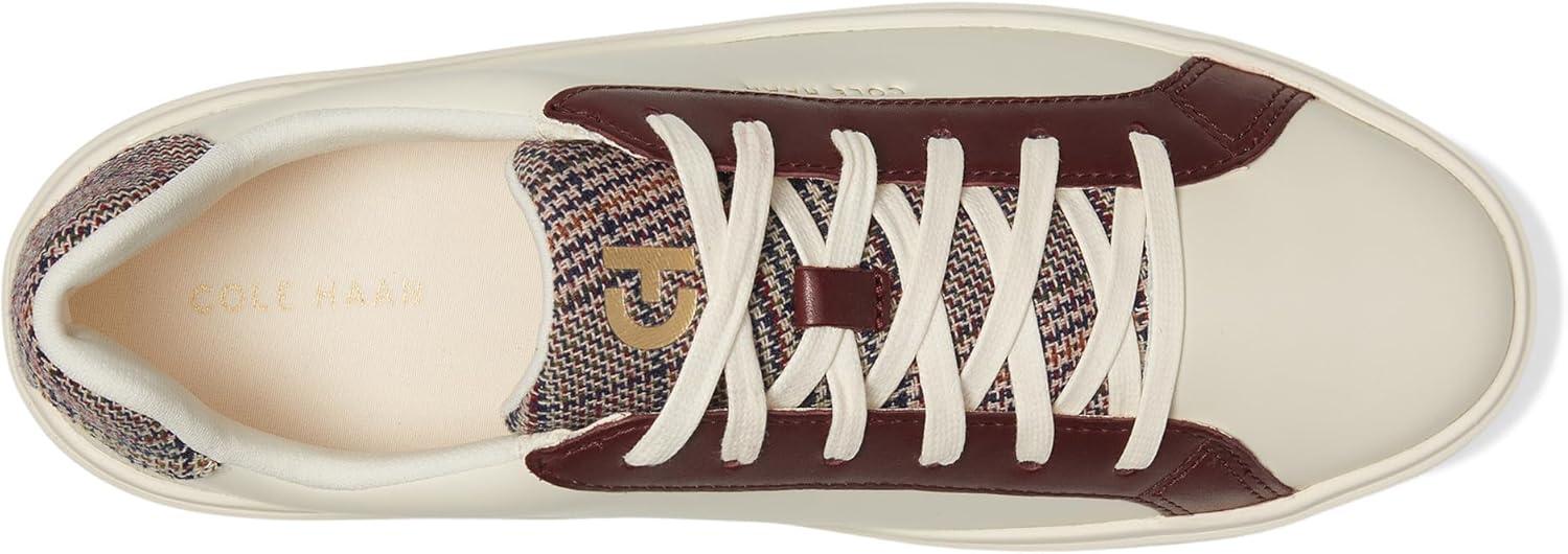image:imageCole Haan Womens Grand Crosscourt DailyIvoryPlaid TextileIvory