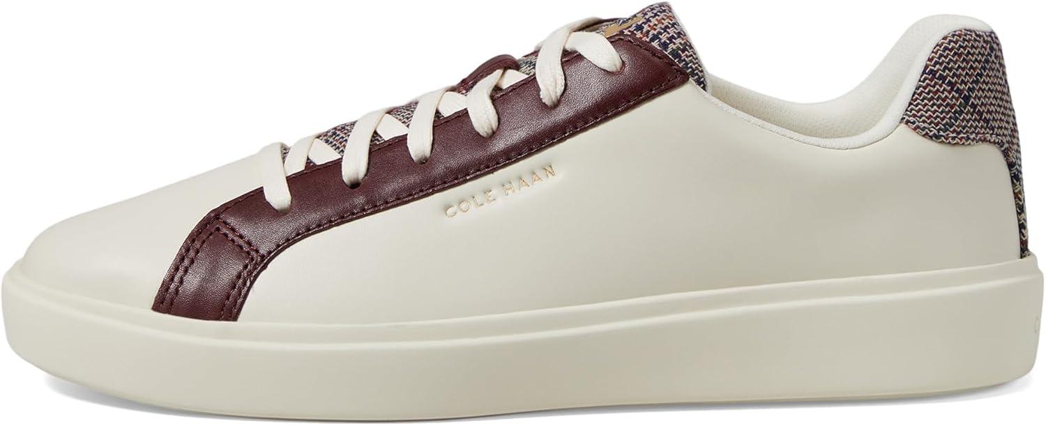 image:imageCole Haan Womens Grand Crosscourt DailyIvoryPlaid TextileIvory