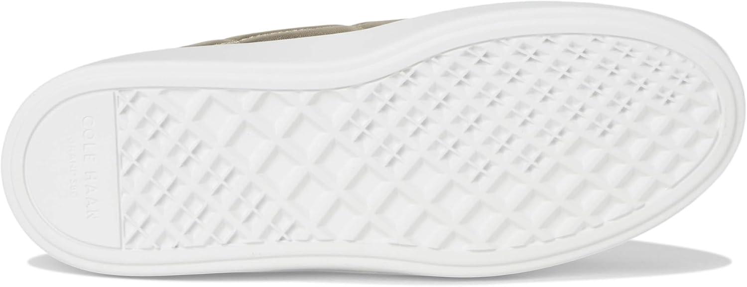 image:imageCole Haan Womens Grand Crosscourt DailySoft Gold Quilted LeatherWhite