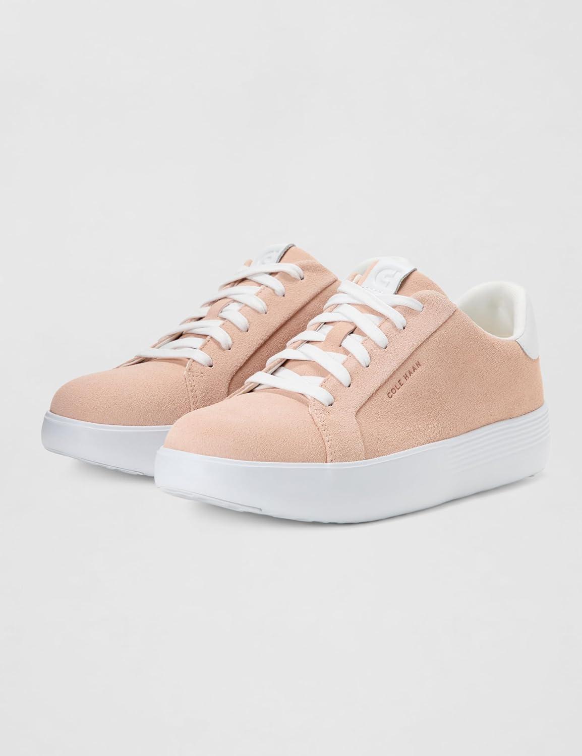 image:imageCole Haan Womens Grand Crosscourt Joy PlatformCameo RoseSuede