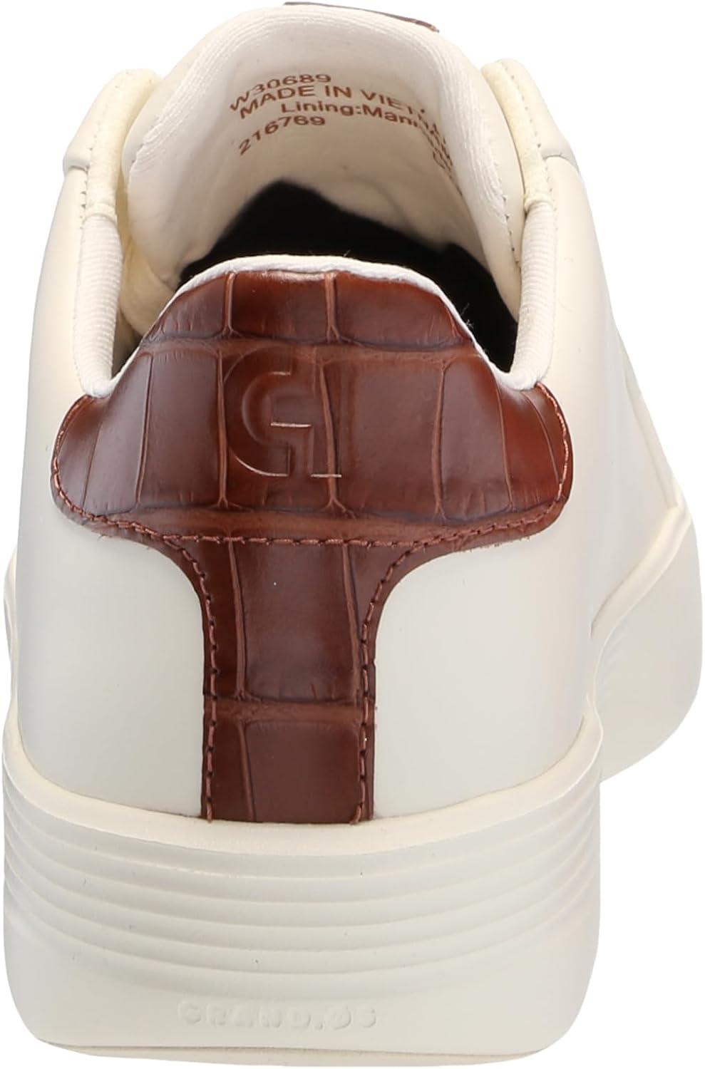 image:imageCole Haan Womens Grand Crosscourt Joy PlatformIvoryDark Cuoio Crocodile Print