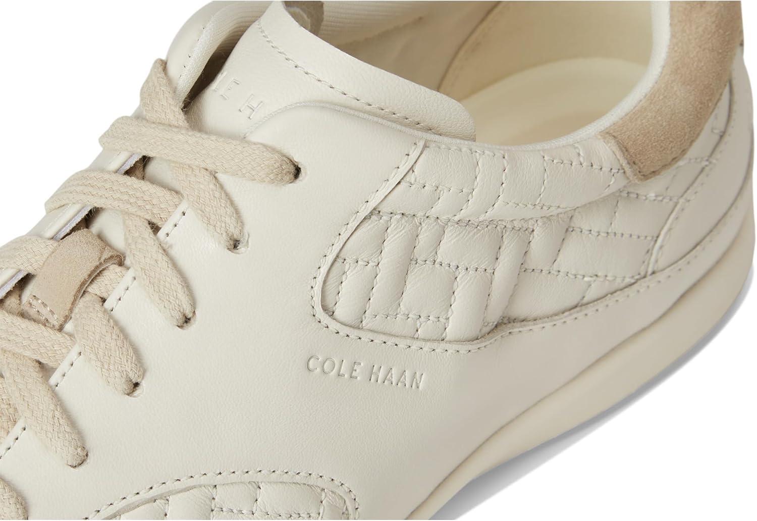 image:imageCole Haan Womens Grandpro JazlynIvory LeatherLight Sesame Suede