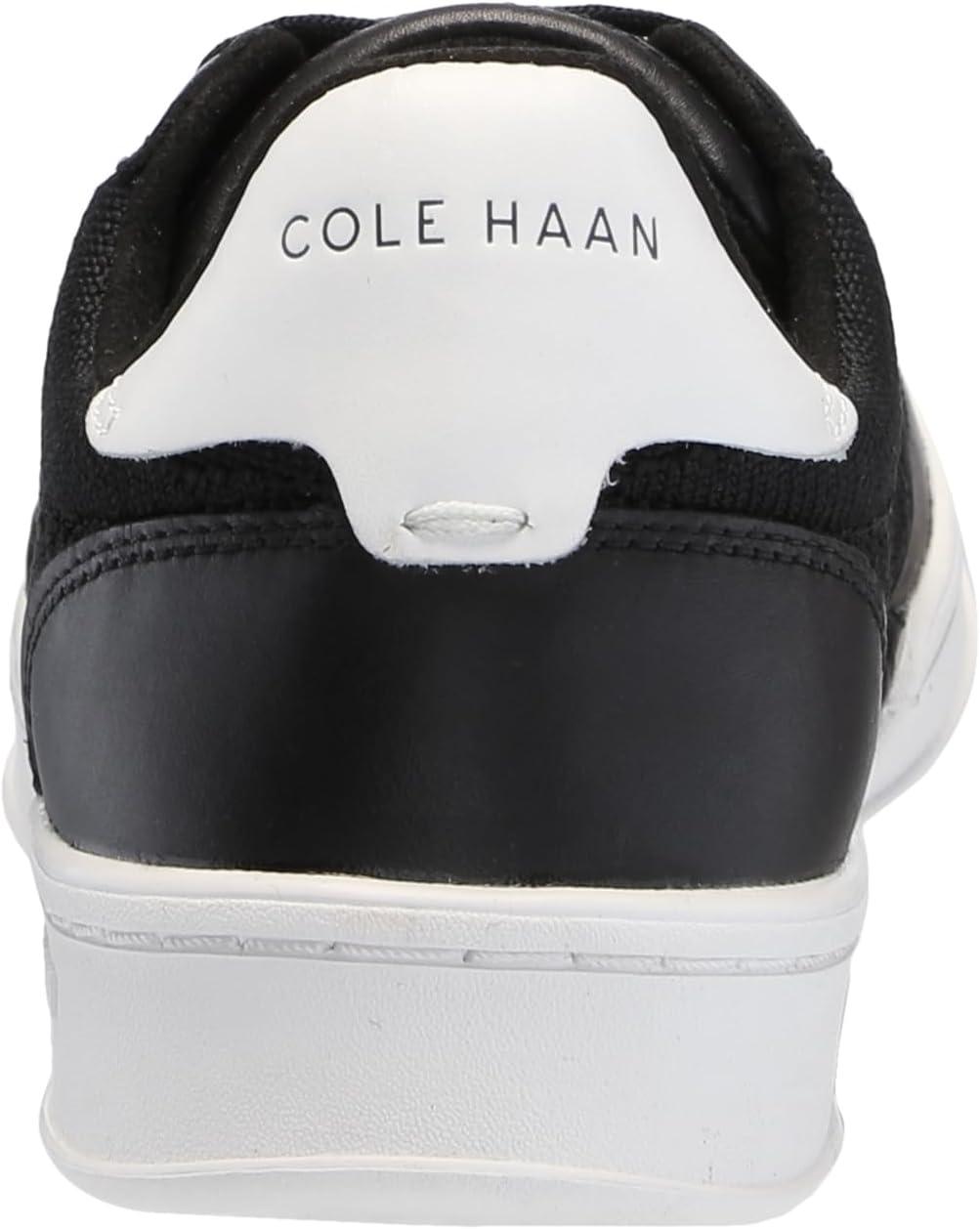 image:imageCole Haan Womens Grandpro LeisureBlack KnitLeatherWhite