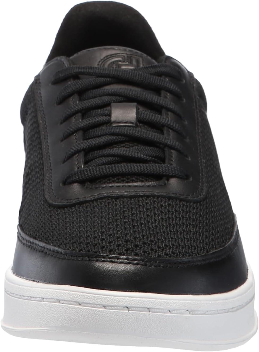 image:imageCole Haan Womens Grandpro LeisureBlack KnitLeatherWhite