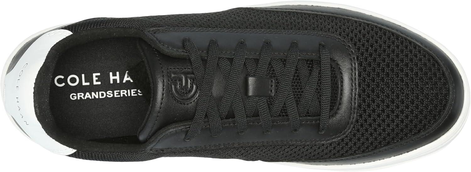 image:imageCole Haan Womens Grandpro LeisureBlack KnitLeatherWhite