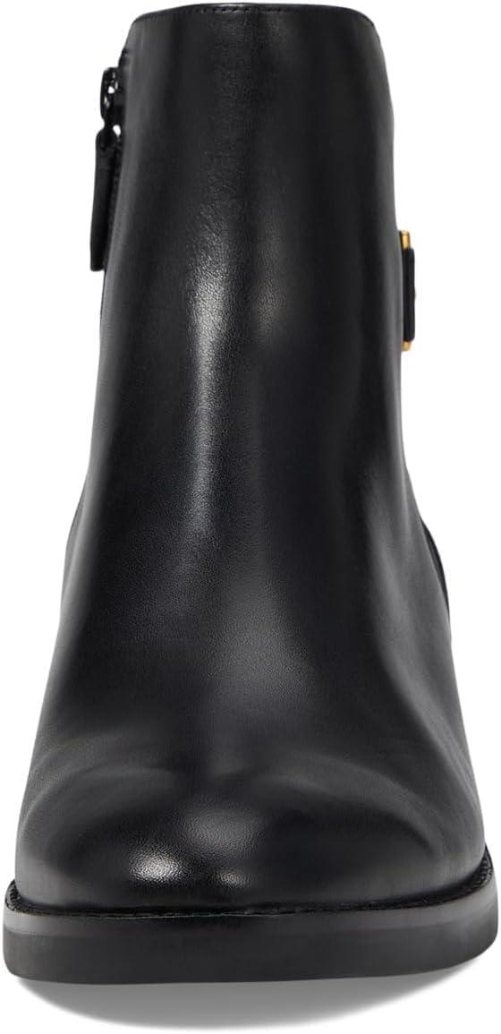image:imageCole Haan Womens Hampshire Buckle AnkleBlack Leather
