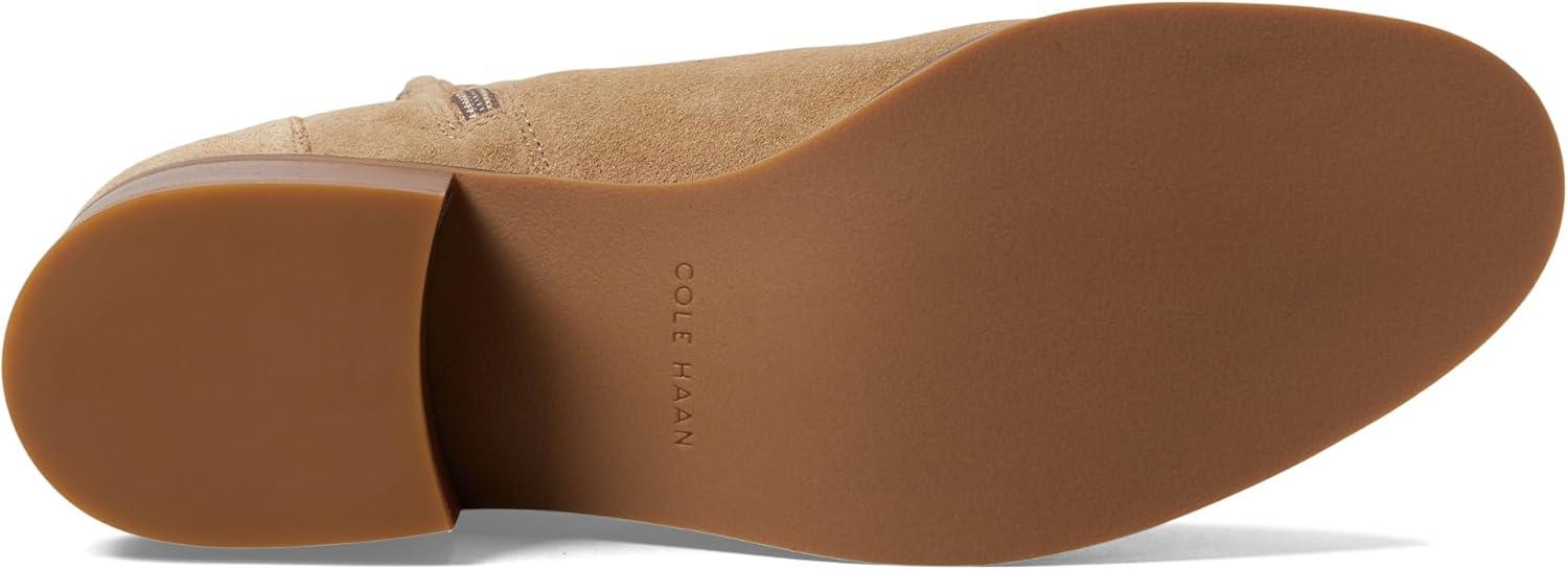 image:imageCole Haan Womens Holis Buckle AnkleDark Latte SuedeLight WhiskeyDark Gumt