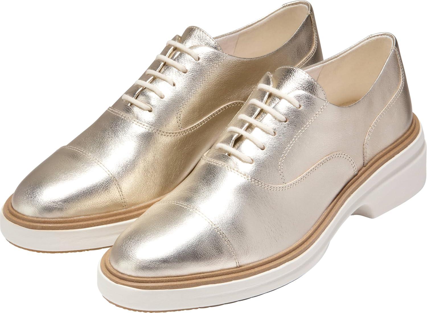 image:imageCole Haan Womens OriginalGrand Cityspectre OxfordSoft Gold Leather